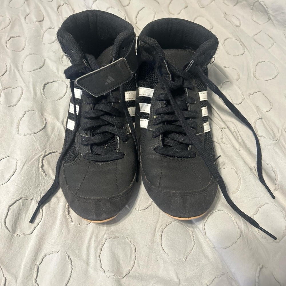 Adidas Black Sneakers with White Accents